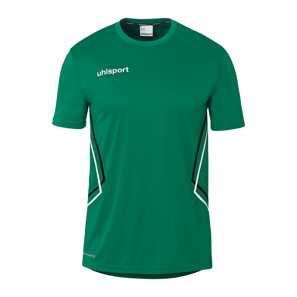 uhlsport Equipe 29 Poly Shirt Kurzarm (lagune/weiß/schwarz)