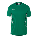 uhlsport Equipe 29 Poly Shirt Kurzarm (lagune/weiß/schwarz)