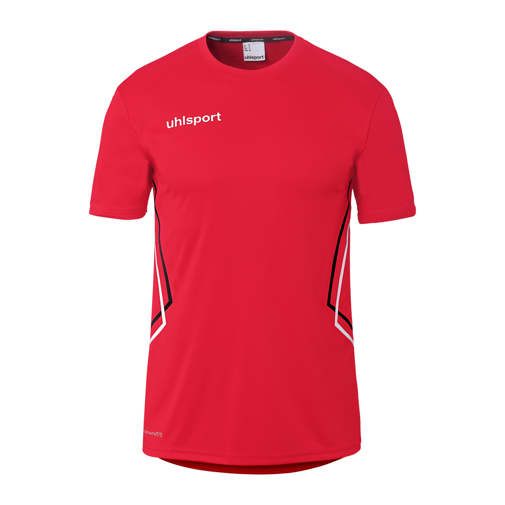 uhlsport Equipe 29 Poly Shirt Kurzarm (rot/weiß/schwarz)