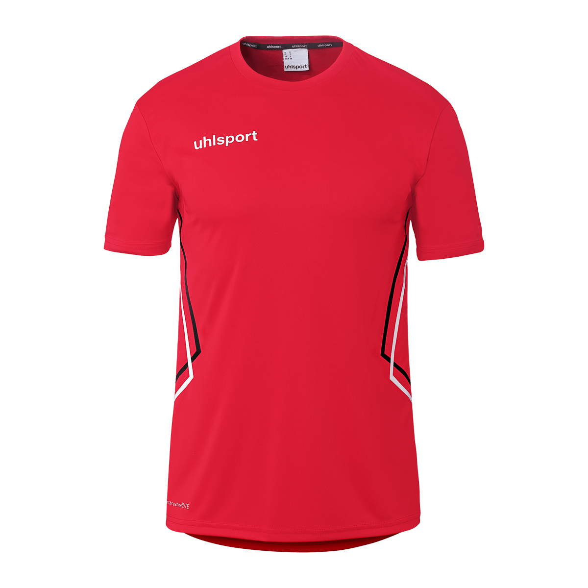 uhlsport Equipe 29 Poly Shirt Kurzarm (rot/weiß/schwarz)