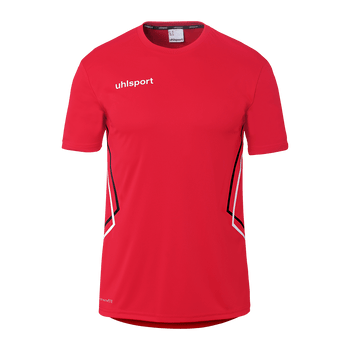 uhlsport Equipe 29 Poly Shirt Kurzarm (rot/weiß/schwarz)