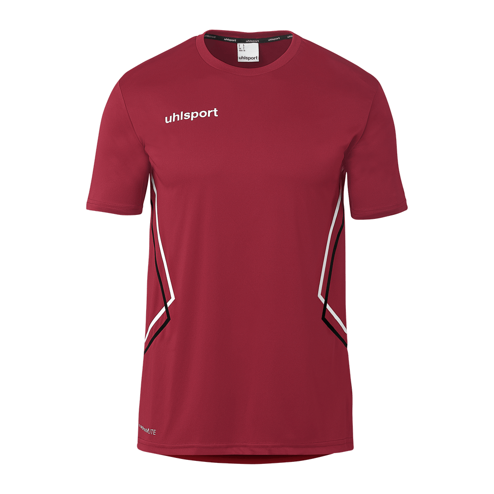 uhlsport Equipe 29 Poly Shirt Kurzarm (bordeaux/schwarz/weiß)