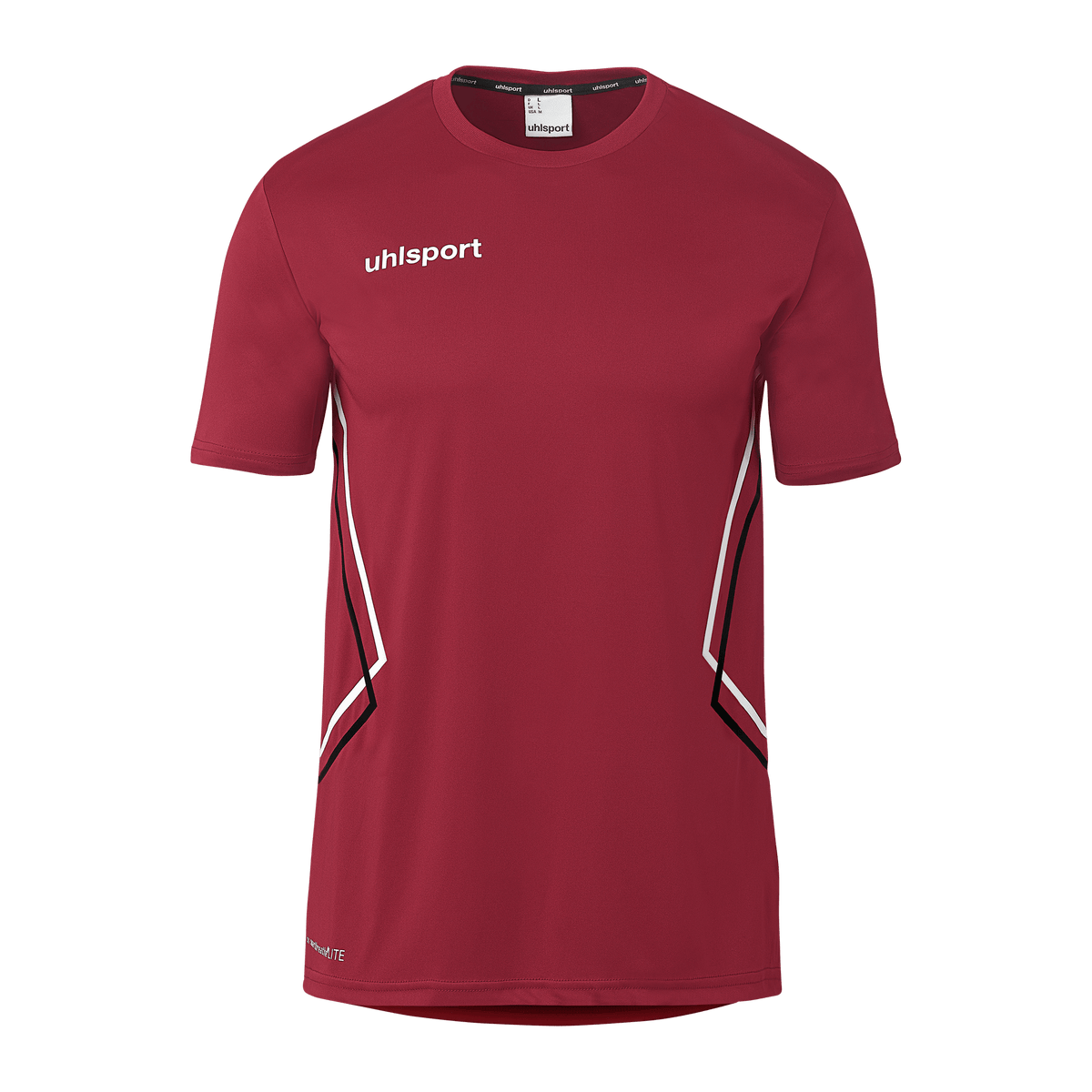 uhlsport Equipe 29 Poly Shirt Kurzarm (bordeaux/schwarz/weiß)