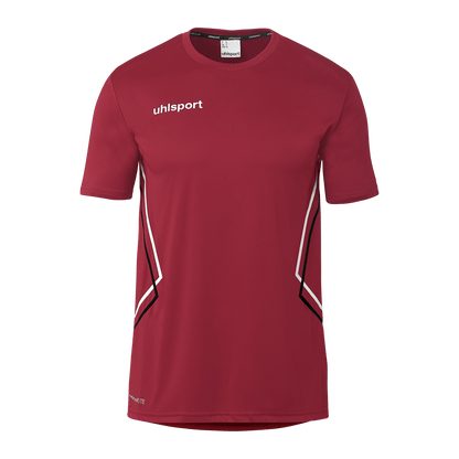 uhlsport Equipe 29 Poly Shirt Kurzarm (bordeaux/schwarz/weiß)