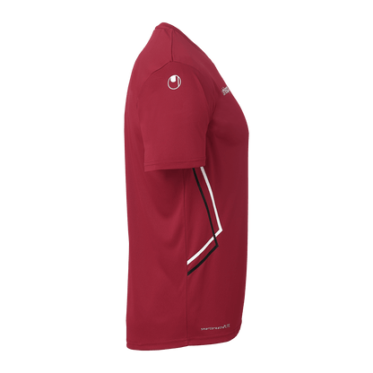 uhlsport Equipe 29 Poly Shirt Kurzarm (bordeaux/schwarz/weiß)
