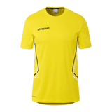uhlsport Equipe 29 Poly Shirt Kurzarm (limonengelb/weiß/schwarz)