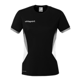 uhlsport Equipe 29 Shirt Kurzarm Damen (schwarz/weiß/steingrau)