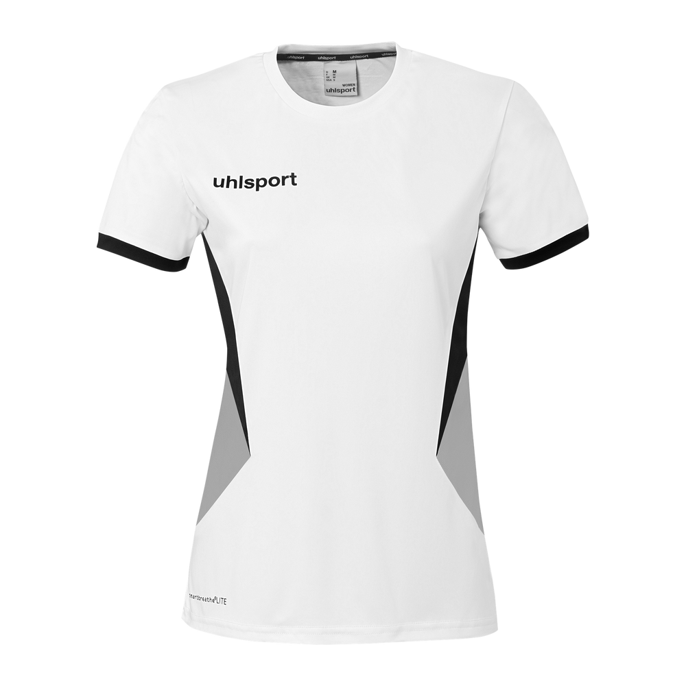 uhlsport Equipe 29 Shirt Kurzarm Damen (weiß/steingrau/schwarz)