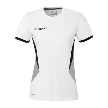 uhlsport Equipe 29 Shirt Kurzarm Damen (weiß/steingrau/schwarz)