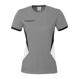 uhlsport Equipe 29 Shirt Kurzarm Damen (steingrau/weiß/schwarz)