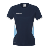 uhlsport Equipe 29 Shirt Kurzarm Damen (marine/skyblau/weiß)