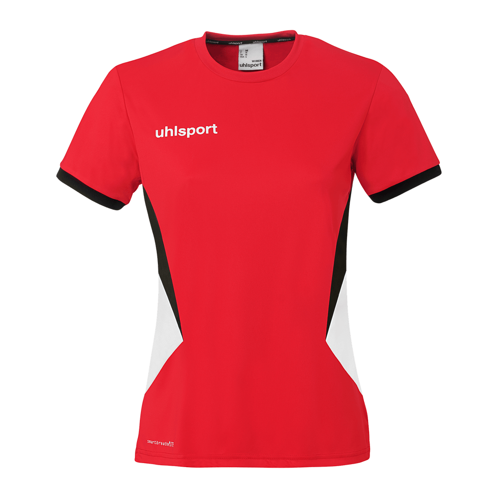 uhlsport Equipe 29 Shirt Kurzarm Damen (rot/weiß/schwarz)