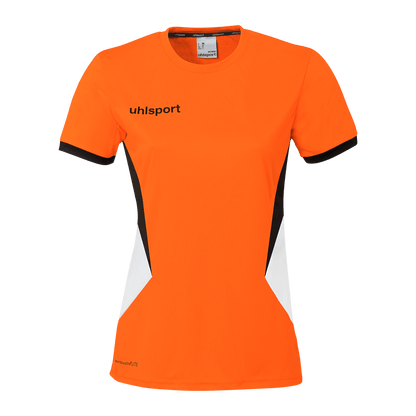 uhlsport Equipe 29 Shirt Kurzarm Damen (fluo orange/weiß/schwarz)