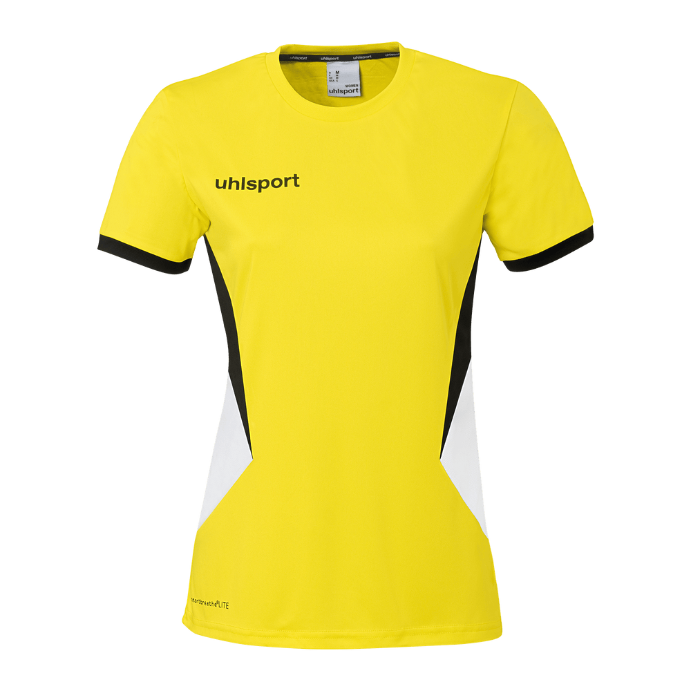 uhlsport Equipe 29 Shirt Kurzarm Damen (limonengelb/weiß/schwarz)