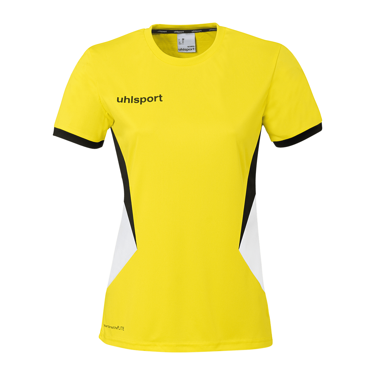 uhlsport Equipe 29 Shirt Kurzarm Damen (limonengelb/weiß/schwarz)