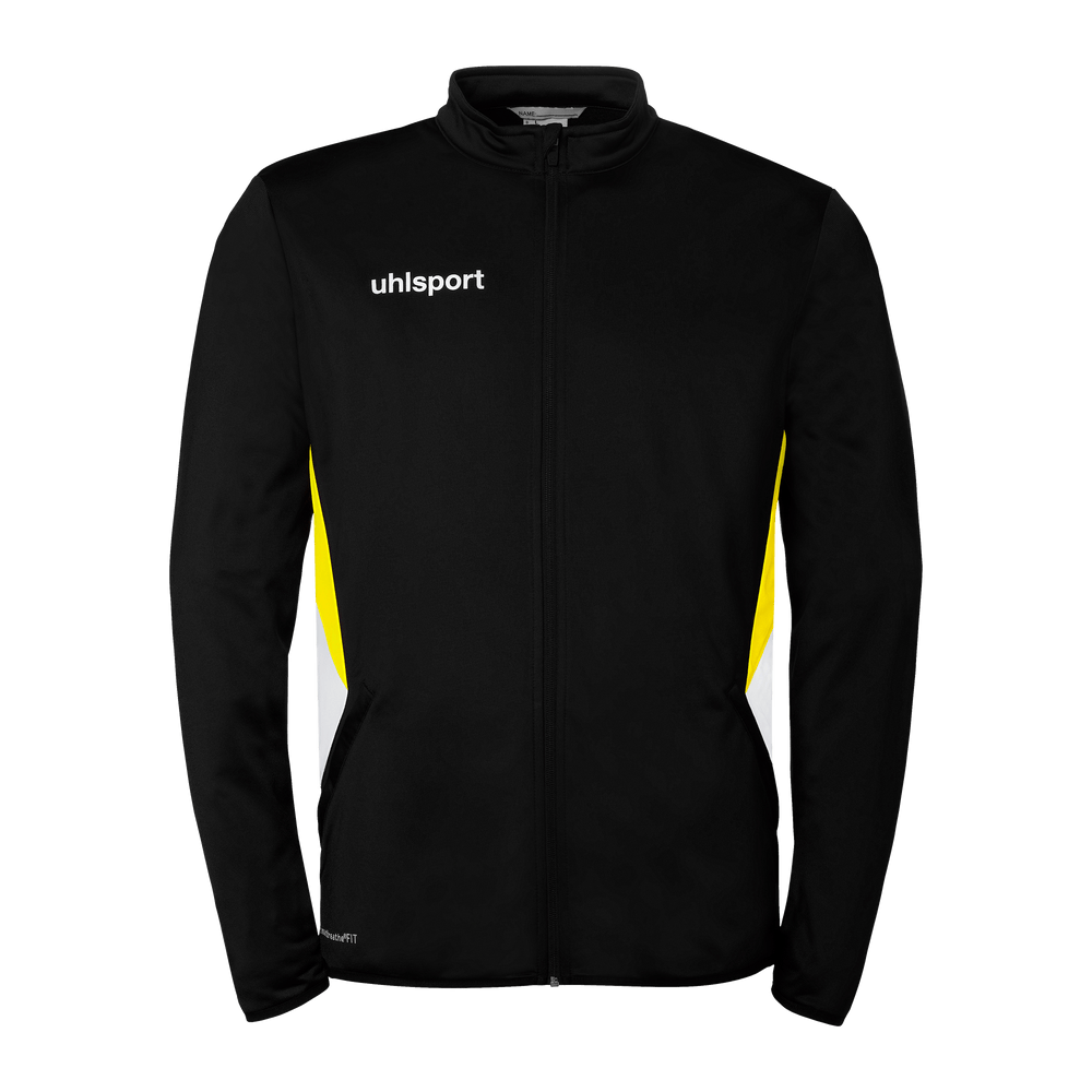 uhlsport Equipe 29 Classic Jacke (schwarz/weiß/limonengelb)