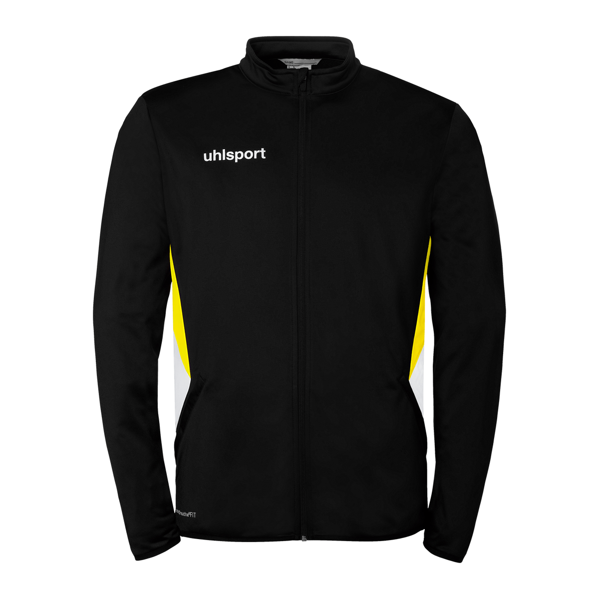 uhlsport Equipe 29 Classic Jacke (schwarz/weiß/limonengelb)
