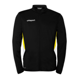 uhlsport Equipe 29 Classic Jacke (schwarz/weiß/limonengelb)