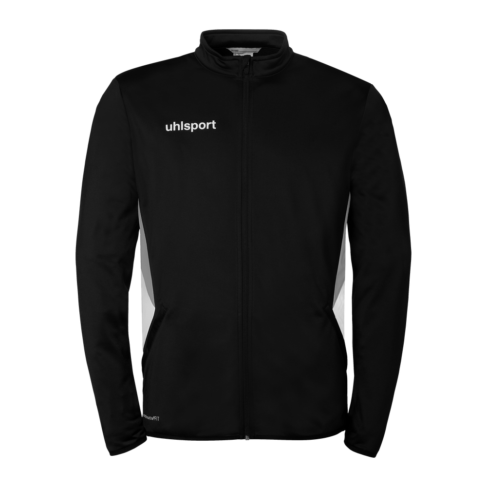uhlsport Equipe 29 Classic Jacke (schwarz/weiß/steingrau)