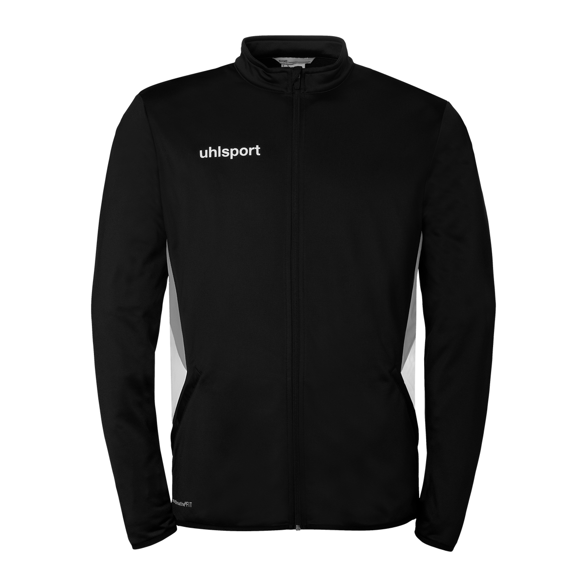 uhlsport Equipe 29 Classic Jacke (schwarz/weiß/steingrau)