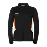 uhlsport Equipe 29 Classic Jacke Damen (schwarz/weiß/fluo orange)