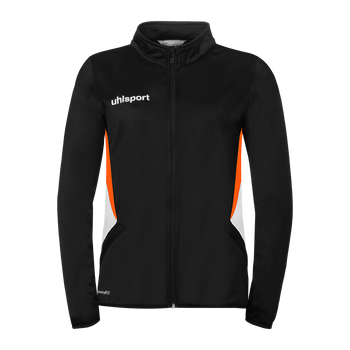 uhlsport Equipe 29 Classic Jacke Damen (schwarz/weiß/fluo orange)