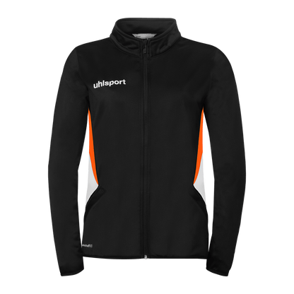 uhlsport Equipe 29 Classic Jacke Damen (schwarz/weiß/fluo orange)