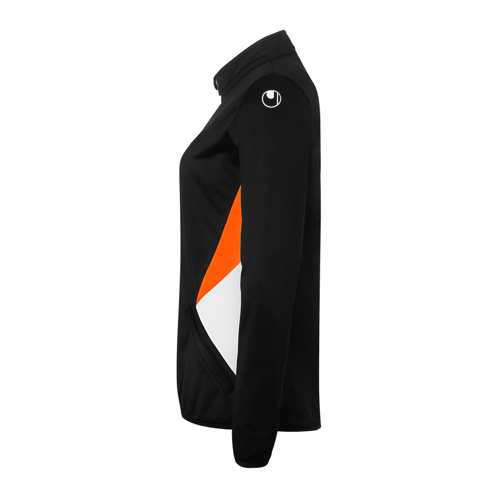 uhlsport Equipe 29 Classic Jacke Damen (schwarz/weiß/fluo orange)