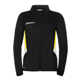 uhlsport Equipe 29 Classic Jacke Damen (schwarz/weiß/limonengelb)