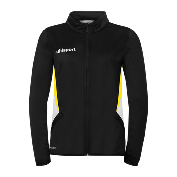 uhlsport Equipe 29 Classic Jacke Damen (schwarz/weiß/limonengelb)