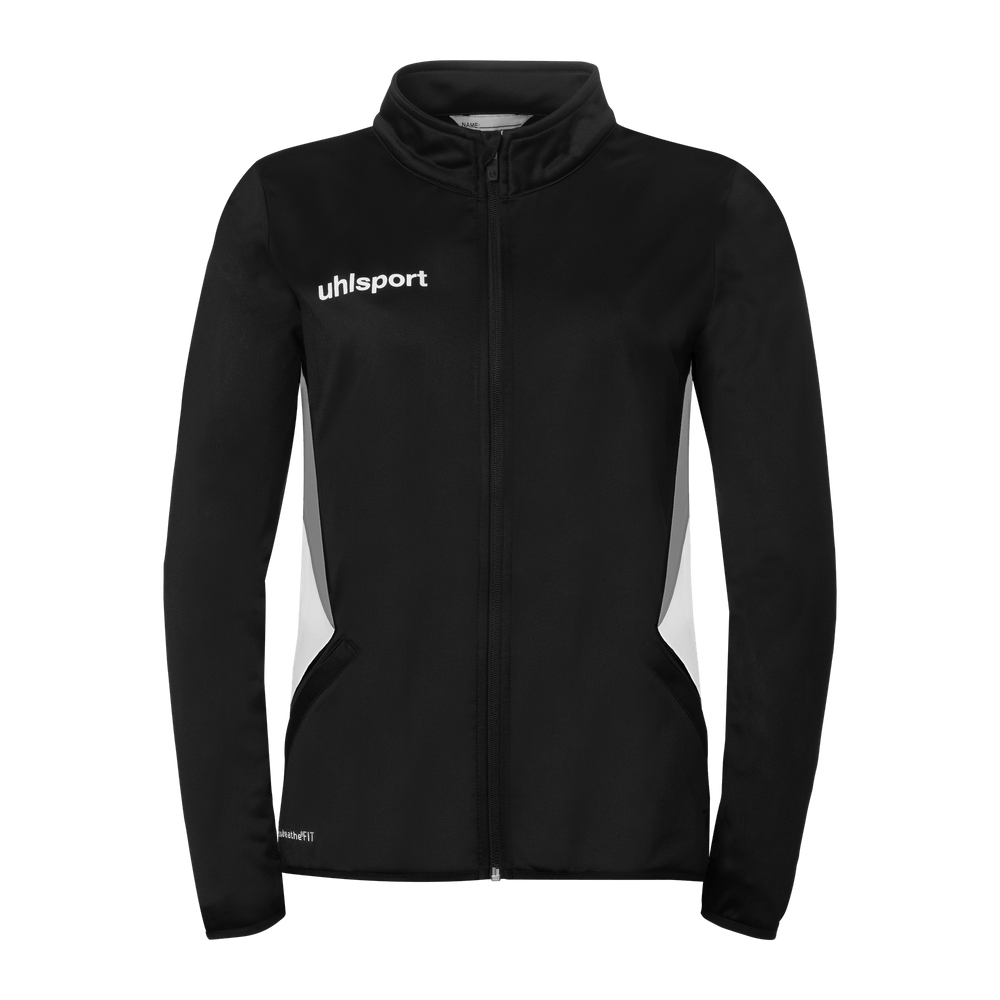 uhlsport Equipe 29 Classic Jacke Damen (schwarz/weiß/steingrau)