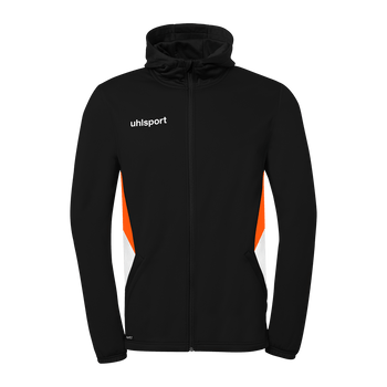 uhlsport Equipe 29 Multi Hood Jacke (schwarz/weiß/fluo orange)