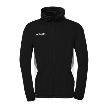 uhlsport Equipe 29 Multi Hood Jacke (schwarz/weiß/steingrau)