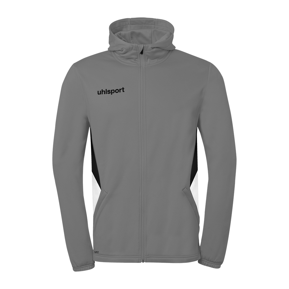 uhlsport Equipe 29 Multi Hood Jacke (steingrau/weiß/schwarz)