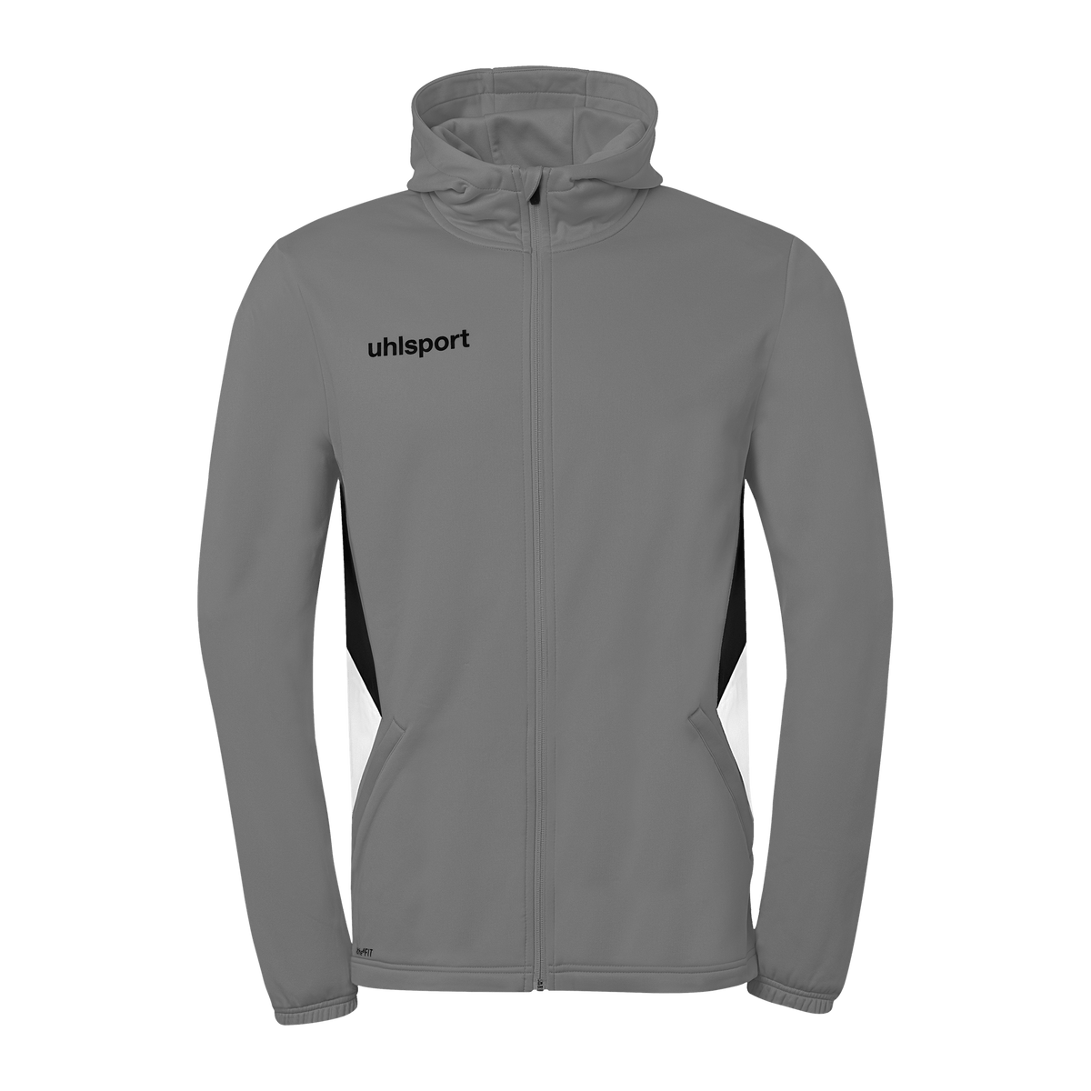 uhlsport Equipe 29 Multi Hood Jacke (steingrau/weiß/schwarz)