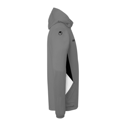 uhlsport Equipe 29 Multi Hood Jacke (steingrau/weiß/schwarz)