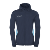 uhlsport Equipe 29 Multi Hood Jacke (marine/skyblau/weiß)