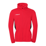 uhlsport Equipe 29 Multi Hood Jacke (rot/weiß/schwarz)