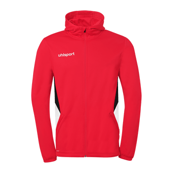 uhlsport Equipe 29 Multi Hood Jacke (rot/weiß/schwarz)