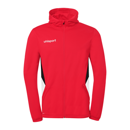uhlsport Equipe 29 Multi Hood Jacke (rot/weiß/schwarz)