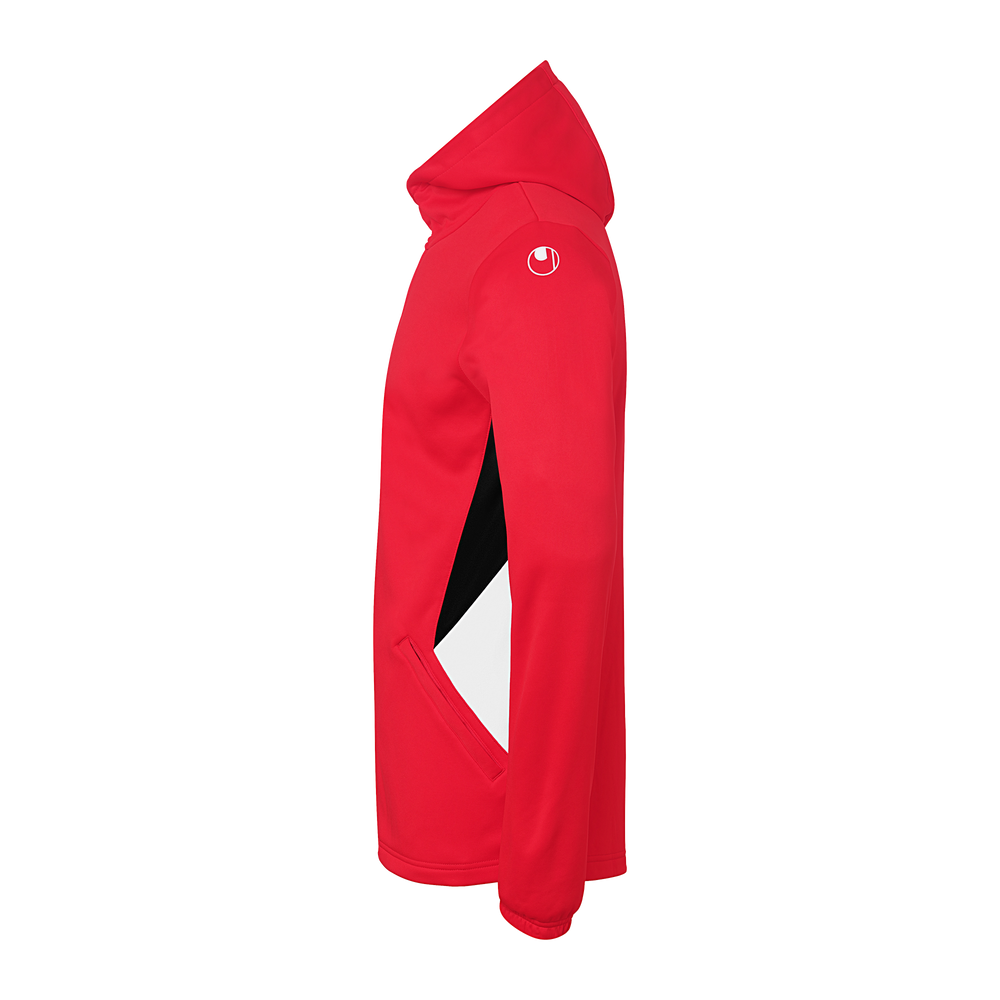 uhlsport Equipe 29 Multi Hood Jacke (rot/weiß/schwarz)