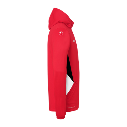 uhlsport Equipe 29 Multi Hood Jacke (rot/weiß/schwarz)