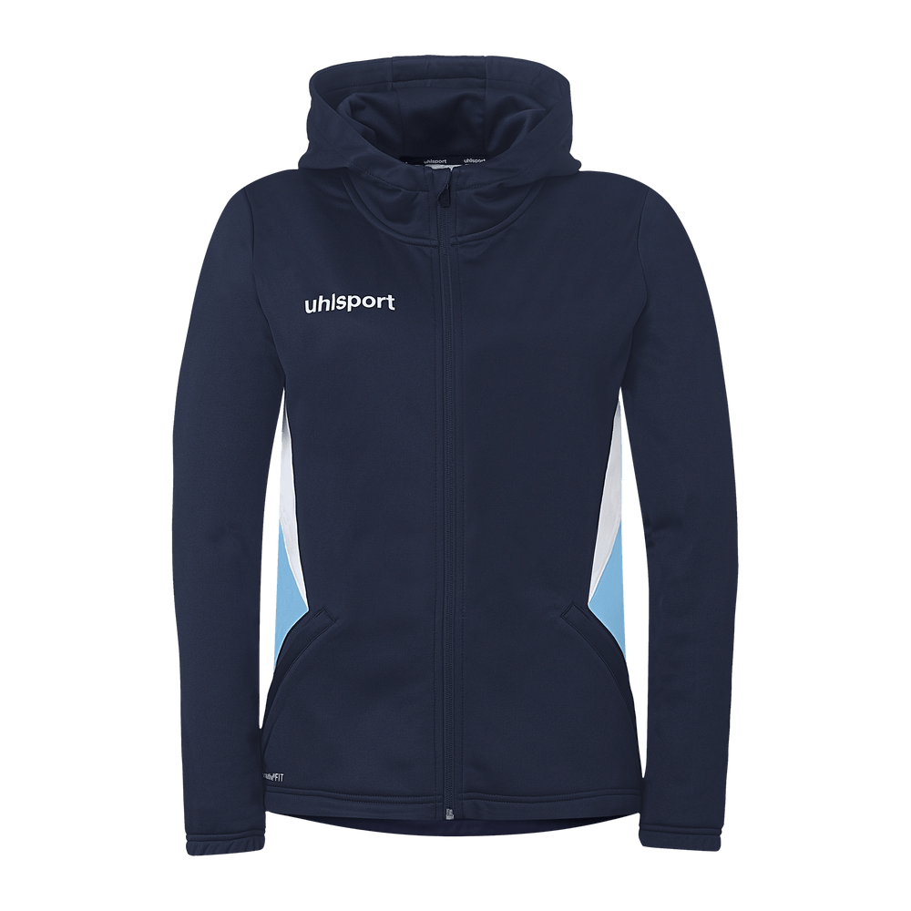 uhlsport Equipe 29 Multi Hood Jacke Damen (marine/skyblau/weiß)