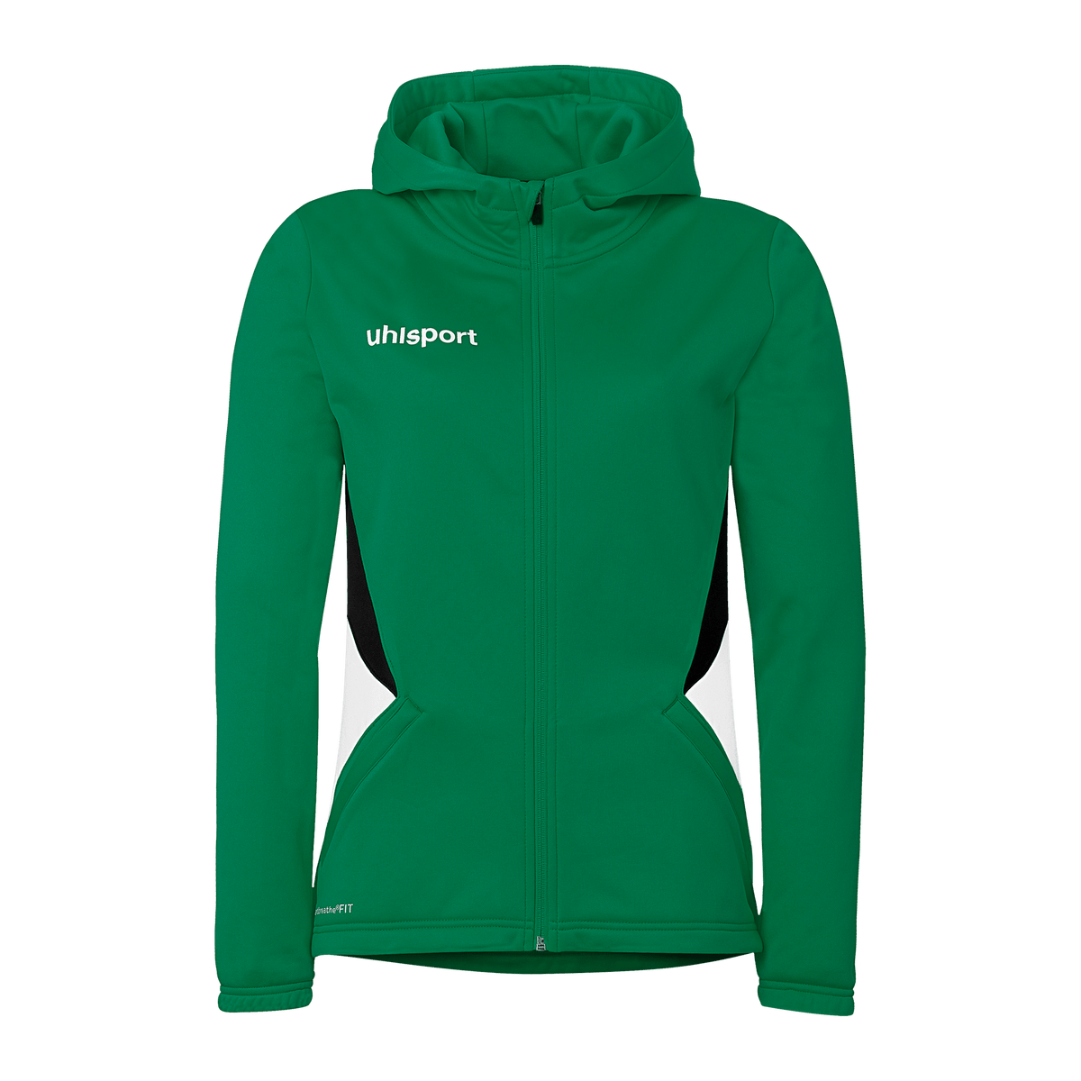 uhlsport Equipe 29 Multi Hood Jacke Damen (lagune/weiß/schwarz)