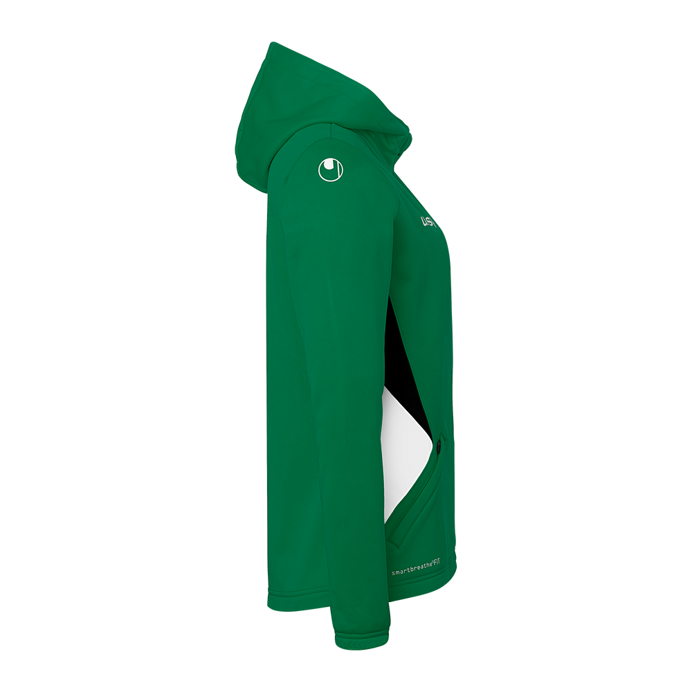uhlsport Equipe 29 Multi Hood Jacke Damen (lagune/weiß/schwarz)