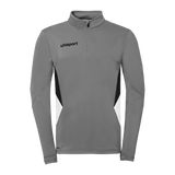 uhlsport Equipe 29 1/4 Zip Top (steingrau/weiß/schwarz)