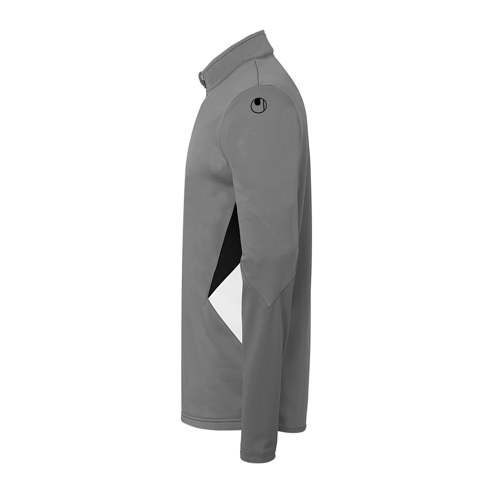 uhlsport Equipe 29 1/4 Zip Top (steingrau/weiß/schwarz)
