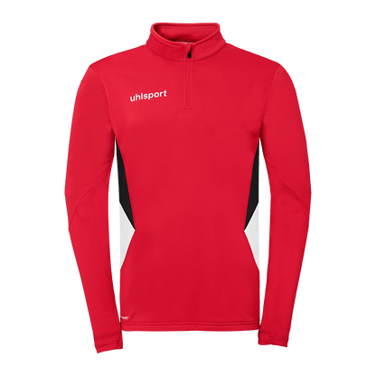 uhlsport Equipe 29 1/4 Zip Top (rot/weiß/schwarz)