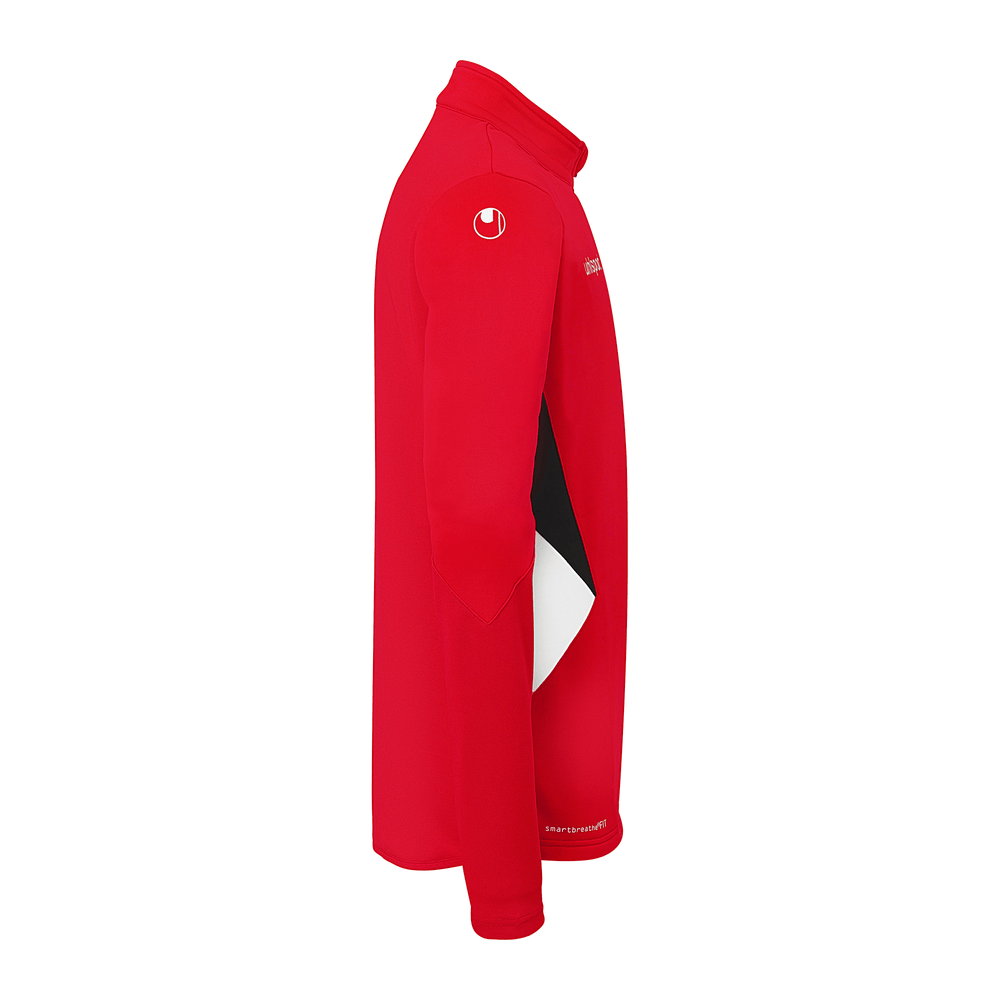 uhlsport Equipe 29 1/4 Zip Top (rot/weiß/schwarz)
