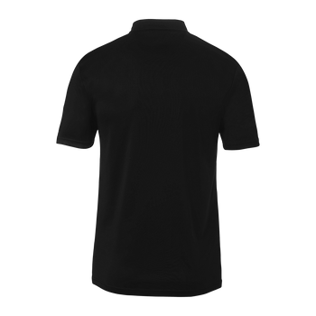 uhlsport Equipe 29 Polo Shirt (schwarz/weiß/fluo orange)